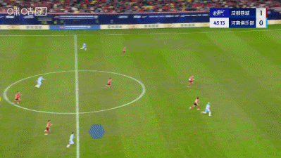 蓉城下半场开场秒丢球!钟义浩小角度破门,蓉城1-1遭河南扳平