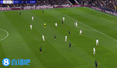 妙传！西蒙斯直塞穿透防线，约翰逊过掉门将推空门，热刺1-0领先