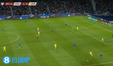 埃基蒂克边路精彩个人盘带，姆总助攻破门，法国4-0领先乌克兰