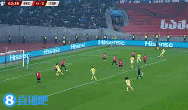 本场2射1传！费兰传中，奥亚萨瓦尔头球破门，西班牙4-0格鲁吉亚