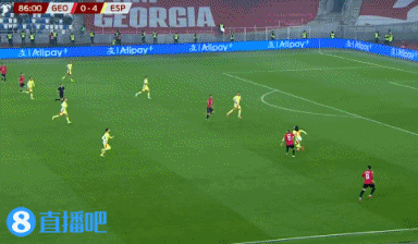 太极限！格鲁吉亚进攻，略伦特3秒内先后关键拦截+极限门线解围！