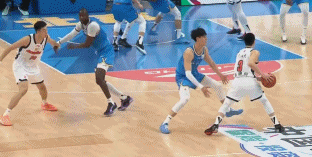 此消彼長！陳家政&薩姆納連續(xù)失誤 曾凡博轟進(jìn)追身三分球