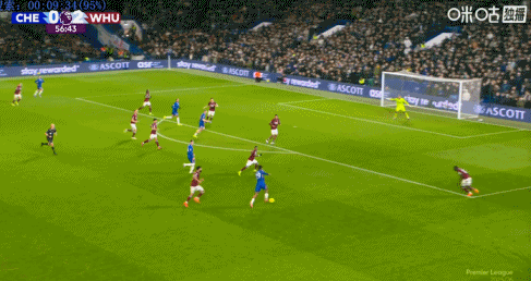 替补建功！福法纳传中，佩德罗头球弹地破门，切尔西1-2扳回一城