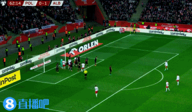  波兰神锋！莱万头球扳平为波兰保留晋级希望，波兰1-1阿尔巴尼亚