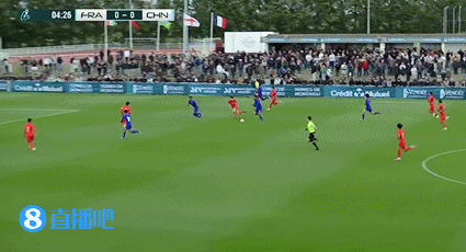 局面被动！U16男足对阵U16法国，开场30分钟连丢3球