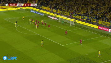瑞典2-1领先波兰！拉格比尔克头球破门