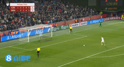 残酷！捷克vs丹麦完整点球战：霍伊伦、德赖尔、延森失点