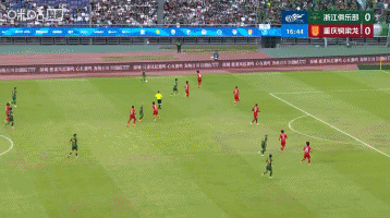  王钰栋边路传中，恩加德乌解围漏球险送礼，皮球被姚浩洋抱住