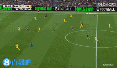  替补建功！德容底线挑传拉什福德凌空勾射破门，巴萨4-1西班牙人