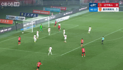 铁人1-1扳平！铜梁龙后场被断，安以恩精彩兜射入网