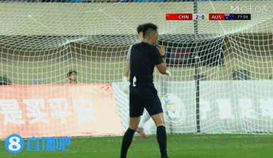 帅惟浩点球被扑！国足U17仍2-0澳大利亚U17