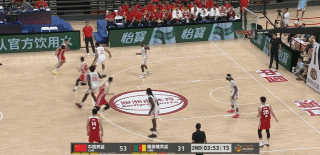 游刃有余！贺希宁侧翼强攻 滞空打板命中加罚也有