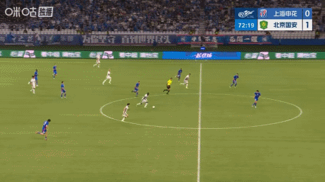 国安客场2-0申花！法比奥反击送助攻，曹永竞破门